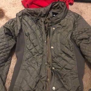 Green Quilted Jacket